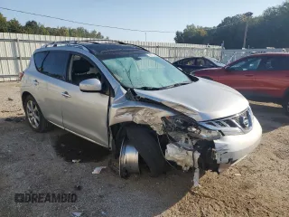 2013 Nissan Murano LE with VIN JN8AZ1MU9DW206289, listed as a Copart auction lot 74847374 with 131,287 mi miles and Salvage Title. Bid and sale history available at DreamBid. Image 4.