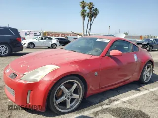 2003 Nissan 350Z Performance z VIN JN1AZ34D63T118262, wystawiony jako Copart lot #59956315 z przebiegiem Nie podano mil oraz Czysty tytuł • Clean title. Historia ofert i sprzedaży dostępna na DreamBid. Obrazek 1.