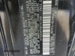 2008 Toyota Solara SE z VIN 4T1CA30PX8U147368, wystawiony jako Copart lot #53825875 z przebiegiem 125 343 mil mil oraz Szkoda całkowita • Salvage title. Historia ofert i sprzedaży dostępna na DreamBid. Obrazek 13.