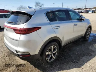 2021 Kia Sportage LX with VIN KNDPM3AC5M7915467, listed as a Copart auction lot 46651015 with 95,211 mi miles and Salvage Title. Bid and sale history available at carsss.com. Image 3.