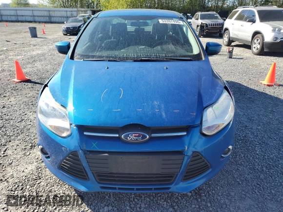 2012 Ford Focus SE with VIN 1FAHP3F22CL274270, listed as a Copart auction lot 53397495 with 53,459 mi miles and Salvage Title. Bid and sale history available at carsss.com. Image 5.