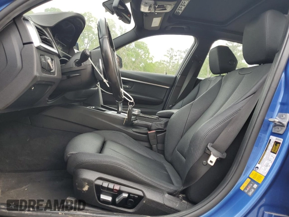 2018 BMW 3 Series 330e iPerformance with VIN WBA8E1C56JA177842, listed as a Copart auction lot 51521695 with 80,665 mi miles and Salvage Title. Bid and sale history available at carsss.com. Image 7.
