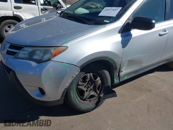 2015 Toyota RAV4 LE with VIN JTMBFREV2FD127754, listed as a IAAI auction lot 41877447 with 111,678 mi miles and . Bid and sale history available at DreamBid. Image 6.