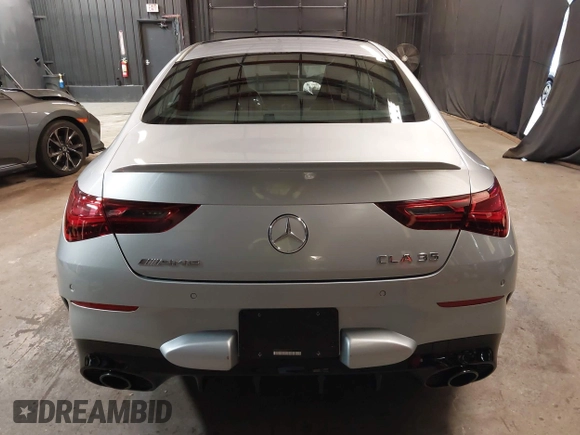 2025 Mercedes-Benz CLA with VIN W1K5J5BBXSN531314, listed as a IAAI auction lot 41998810 with 102 mi miles. Bid and sale history available at carsss.com. Image 17.