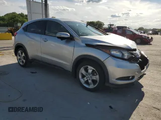 2016 Honda HR-V EX with VIN 3CZRU5H5XGM709903, listed as a Copart auction lot 56096995 with 44,610 mi miles and Salvage Title. Bid and sale history available at DreamBid. Image 4.