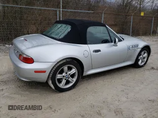 2000 BMW Z3 2.5L with VIN WBACH9349YLF91237, listed as a Copart auction lot 84605174 with 69,997 mi miles and Salvage Title. Bid and sale history available at carsss.com. Image 3.