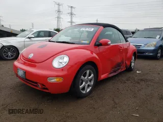 2004 Volkswagen Beetle GLS Turbo z VIN 3VWCD31Y24M331931, wystawiony jako Copart lot #57807545 z przebiegiem 94 759 mil mil oraz Szkoda całkowita • Salvage title. Historia ofert i sprzedaży dostępna na DreamBid. Obrazek 1.