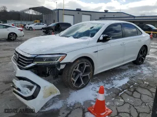 2020 Volkswagen Passat 2.0T R-Line with VIN 1VWMA7A36LC025243, listed as a Copart auction lot 45939895 with 59,594 mi miles and Salvage Title. Bid and sale history available at carsss.com. Image 1.
