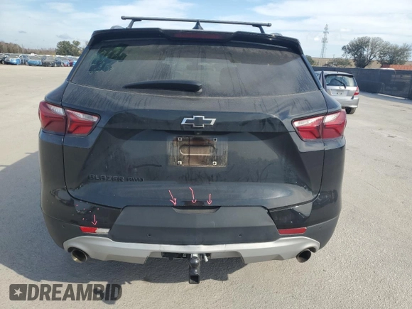 2020 Chevrolet Blazer LT z VIN 3GNKBHRS6LS681503, wystawiony jako Copart lot #42706885 z przebiegiem 86 531 mil mil oraz Nie do naprawy • Non repairable. Historia ofert i sprzedaży dostępna na DreamBid. Obrazek 6.