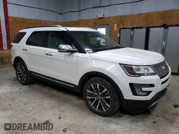2016 Ford Explorer Platinum with VIN 1FM5K8HT9GGC70998, listed as a Copart auction lot 60282655 with 155,266 mi miles and Clean title. Bid and sale history available at DreamBid. Image 4.
