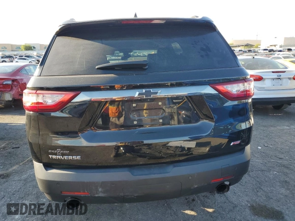 2018 Chevrolet Traverse RS with VIN 1GNERJKXXJJ147246, listed as a Copart auction lot 74037854 with 76,425 mi miles and Salvage Title. Bid and sale history available at carsss.com. Image 6.