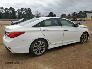 2014 Hyundai Sonata Limited with VIN 5NPEC4AB7EH818369, listed as a Copart auction lot 48346525 with 139,255 mi miles and Salvage Title. Bid and sale history available at DreamBid. Image 3.