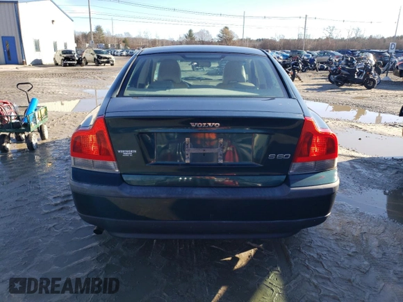 2001 Volvo S60 with VIN YV1RS61R812070508, listed as a Copart auction lot 87254354 with 116,070 mi miles and Clean Title. Bid and sale history available at carsss.com. Image 6.