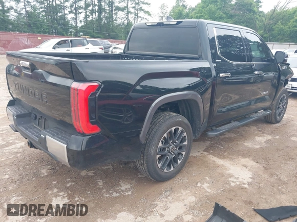 2024 Toyota Tundra Limited Hybrid with VIN 5TFJC5DB5RX046352, listed as a IAAI auction lot 42139232 with 22,189 mi miles and . Bid and sale history available at DreamBid. Image 4.