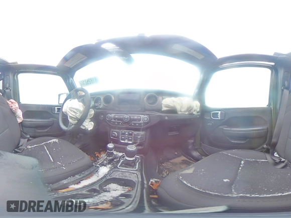 2023 Jeep Wrangler Sport Altitude with VIN 1C4HJXDN2PW569826, listed as a Copart auction lot 81825314 with 16,497 mi miles and Salvage Title. Bid and sale history available at DreamBid. Image 14.