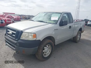 2008 Ford F-150 XL with VIN 1FTRF14W98KB43703, listed as a IAAI auction lot 41653524 with 166,253 mi miles. Bid and sale history available at carsss.com. Image 2.