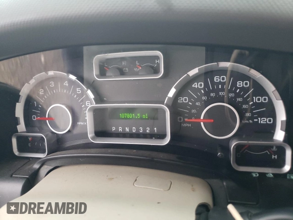 2010 Ford Expedition SSV with VIN 1FMJU1G52AEB48795, listed as a Copart auction lot 86152164 with 107,801 mi miles and Salvage title. Bid and sale history available at DreamBid. Image 9.