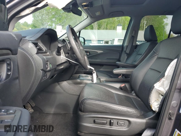 2022 Honda Ridgeline RTL-E with VIN 5FPYK3F79NB013946, listed as a Copart auction lot 55568745 with 21,541 mi miles and Salvage title. Bid and sale history available at DreamBid. Image 7.
