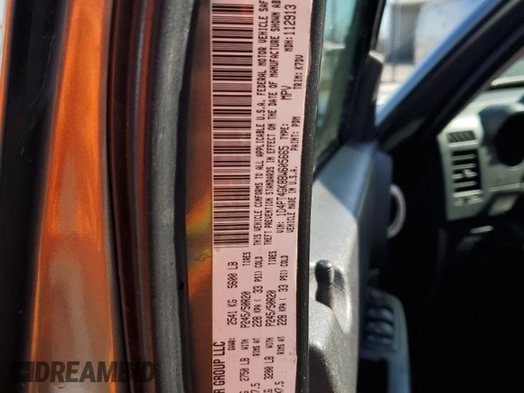 2011 Dodge Nitro Heat z VIN 1D4PT4GK8BW605665, wystawiony jako Copart lot #56986705 z przebiegiem 216 699 mil mil oraz Szkody całkowita. Historia ofert i sprzedaży dostępna na DreamBid. Obrazek 14.