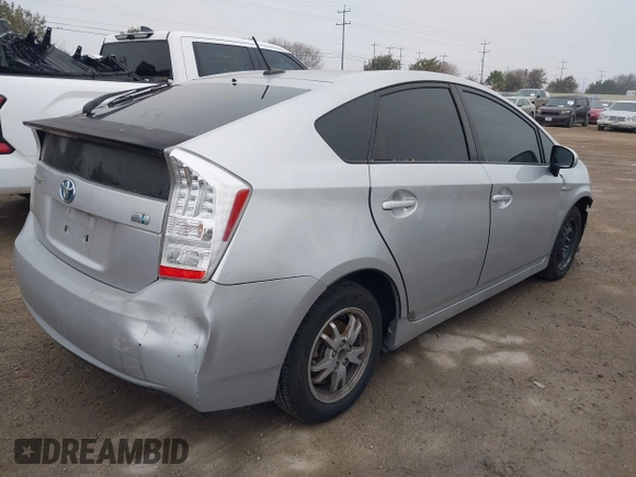 2010 Toyota Prius II with VIN JTDKN3DU5A0050385, listed as a IAAI auction lot 41442576 with 107,717 mi miles. Bid and sale history available at carsss.com. Image 4.