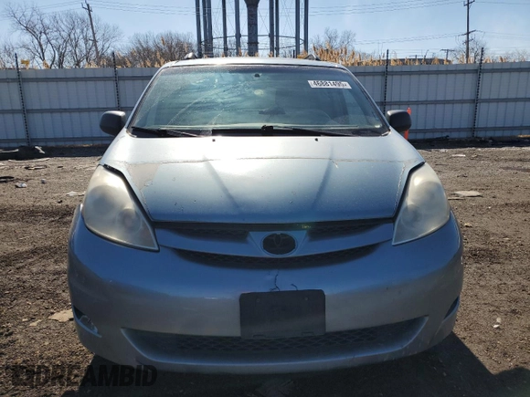 2010 Toyota Sienna CE with VIN 5TDKK4CC2AS332391, listed as a Copart auction lot 46881495 with 319,920 mi miles and Salvage Title. Bid and sale history available at DreamBid. Image 5.