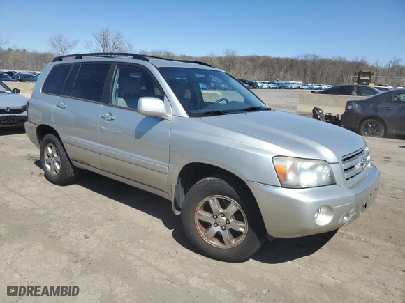2005 Toyota Highlander with VIN JTEEP21A350097234, listed as a Copart auction lot 53678175 with 128,797 mi miles and Salvage Title. Bid and sale history available at carsss.com. Image 4.