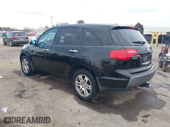 2009 Acura MDX Tech Pkg with VIN 2HNYD28609H531049, listed as a IAAI auction lot 40979774 with 191,865 mi miles. Bid and sale history available at carsss.com. Image 3.