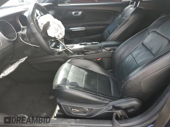 2018 Ford Mustang GT Premium with VIN 1FATP8FF0J5166385, listed as a Copart auction lot 53189035 with 93,417 mi miles and Salvage title. Bid and sale history available at DreamBid. Image 7.