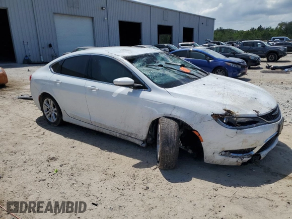 2016 Chrysler 200 Limited with VIN 1C3CCCAB8GN183395, listed as a Copart auction lot 51546925 with 76,762 mi miles and Salvage Title. Bid and sale history available at carsss.com. Image 4.
