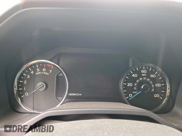 2015 Ford F-150 XL with VIN 1FTEW1CFXFFB33025, listed as a Copart auction lot 57898255 with 63,344 mi miles and Salvage title. Bid and sale history available at DreamBid. Image 9.