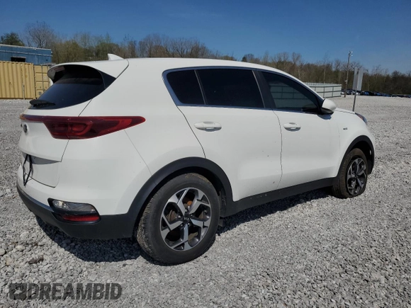 2020 Kia Sportage LX with VIN KNDPMCAC6L7672217, listed as a Copart auction lot 54586355 with 72,661 mi miles and Clean Title. Bid and sale history available at carsss.com. Image 3.