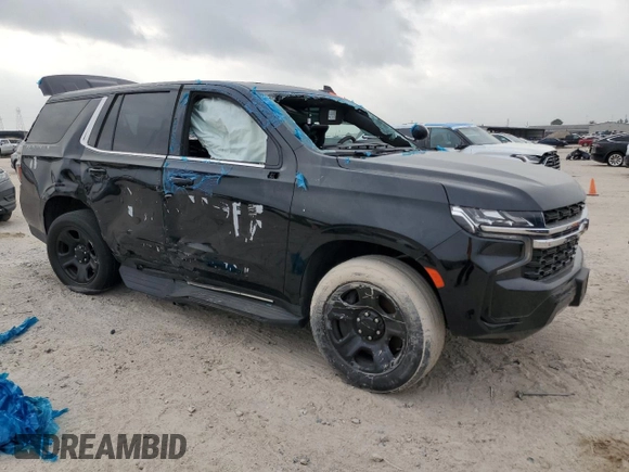 2023 Chevrolet Tahoe Commercial with VIN 1GNSCLED6PR415916, listed as a Copart auction lot 47653735 with 19,038 mi miles and Non repairable. Bid and sale history available at DreamBid. Image 4.