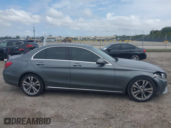 2017 Mercedes-Benz C 300 with VIN 55SWF4JB9HU205974, listed as a IAAI auction lot 42005543 with Not provided miles and . Bid and sale history available at DreamBid. Image 12.