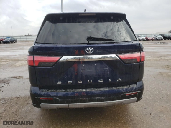 2023 Toyota Sequoia SR5 with VIN 7SVAAABA8PX003121, listed as a Copart auction lot 87383094 with 35,467 mi miles and Salvage Title. Bid and sale history available at carsss.com. Image 6.