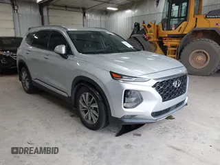 2019 Hyundai Santa Fe SEL with VIN 5NMS33AD3KH119117, listed as a IAAI auction lot 40968190 with 100,350 mi miles and . Bid and sale history available at DreamBid. Image 1.