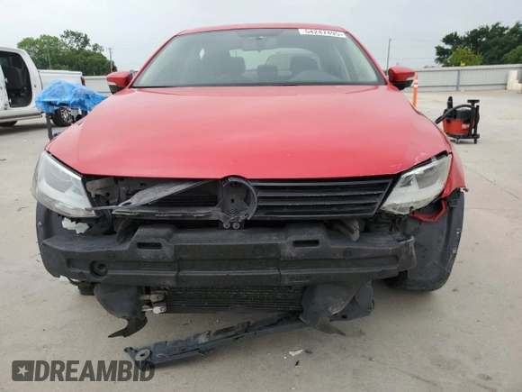 2013 Volkswagen Jetta SE with VIN 3VWDP7AJ0DM433329, listed as a Copart auction lot 54247495 with 153,036 mi miles and Salvage title. Bid and sale history available at DreamBid. Image 5.
