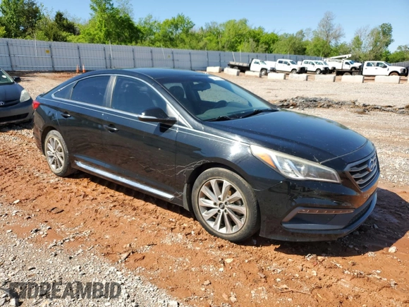 2017 Hyundai Sonata Sport with VIN 5NPE34AF6HH525604, listed as a Copart auction lot 54051355 with 203,584 mi miles and Clean Title. Bid and sale history available at DreamBid. Image 4.