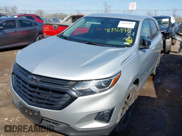 2021 Chevrolet Equinox LT with VIN 3GNAXKEV6ML361068, listed as a IAAI auction lot 41832995 with 48,268 mi miles and . Bid and sale history available at DreamBid. Image 2.