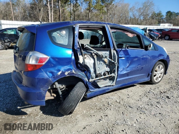 2009 Honda Fit Sport with VIN JHMGE88419S016584, listed as a Copart auction lot 50137405 with 160,154 mi miles and Salvage Title. Bid and sale history available at carsss.com. Image 3.