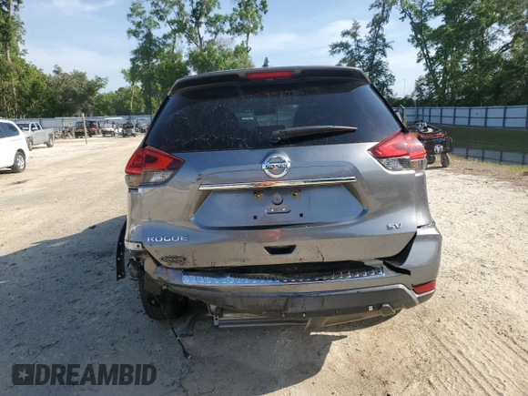 2018 Nissan Rogue SV with VIN KNMAT2MT7JP580223, listed as a Copart auction lot 53661485 with 64,519 mi miles and Salvage Title. Bid and sale history available at carsss.com. Image 6.