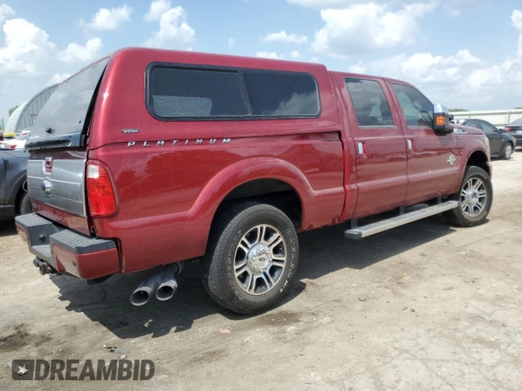 2014 Ford F-250 XL with VIN 1FT7W2BT8EEB51260, listed as a Copart auction lot 57473635 with 307,390 mi miles and Salvage title. Bid and sale history available at DreamBid. Image 3.
