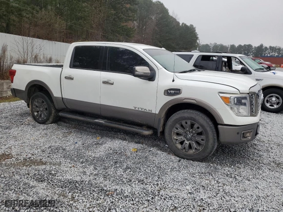 2017 Nissan Titan SV with VIN 1N6AA1E50HN571821, listed as a Copart auction lot 85276434 with 167,368 mi miles and Clean Title. Bid and sale history available at carsss.com. Image 4.