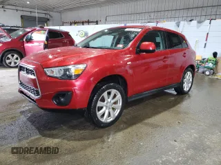 2015 Mitsubishi Outlander Sport ES with VIN 4A4AP3AU4FE005533, listed as a Copart auction lot 46318145 with 87,306 mi miles and Salvage Title. Bid and sale history available at carsss.com. Image 1.