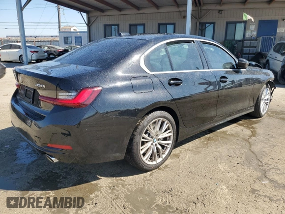 2024 BMW 3 Series 330i with VIN 3MW69FF06R8E43540, listed as a Copart auction lot 46047695 with 8,352 mi miles and Salvage Title. Bid and sale history available at carsss.com. Image 3.