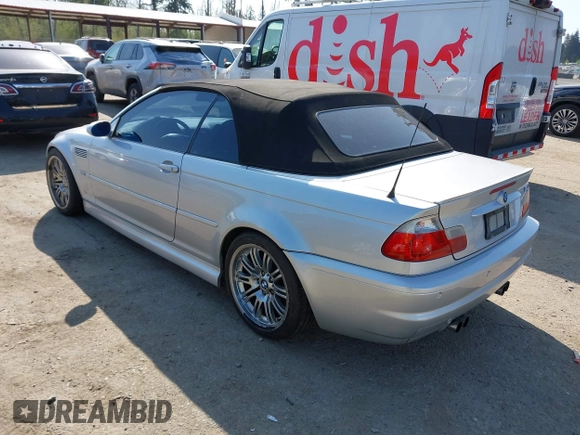 2002 BMW 3 Series M3 with VIN WBSBR934X2EX22768, listed as a IAAI auction lot 42124717 with 141,410 mi miles. Bid and sale history available at carsss.com. Image 3.