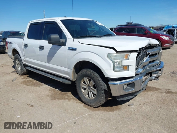 2016 Ford F-150 XLT with VIN 1FTEW1EF6GKD02141, listed as a IAAI auction lot 41675647 with 108,583 mi miles. Bid and sale history available at carsss.com. Image 1.
