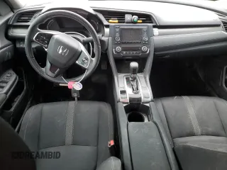 2020 Honda Civic LX with VIN 19XFC2F68LE004429, listed as a Copart auction lot 87172554 with 75,513 mi miles and Salvage Title. Bid and sale history available at DreamBid. Image 8.