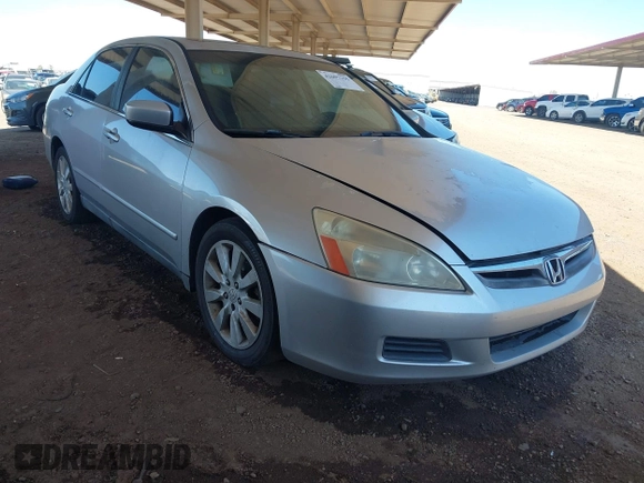 2006 Honda Accord LX z VIN 1HGCM66356A065744, wystawiony jako IAAI lot #42697155 z przebiegiem 153 598 mil mil oraz . Historia ofert i sprzedaży dostępna na DreamBid. Obrazek 1.