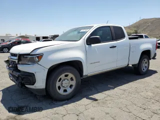 2021 Chevrolet Colorado 2WD Work Truck z VIN 1GCHSBEN2M1197668, wystawiony jako Copart lot #57421965 z przebiegiem 161 205 mil mil oraz Szkoda całkowita • Salvage title. Historia ofert i sprzedaży dostępna na DreamBid. Obrazek 1.