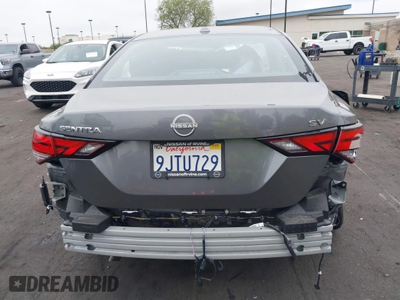 2024 Nissan Sentra SV with VIN 3N1AB8CV3RY229959, listed as a IAAI auction lot 42087589 with 7,316 mi miles and . Bid and sale history available at DreamBid. Image 17.